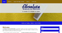 Desktop Screenshot of absolutecleaningms.com